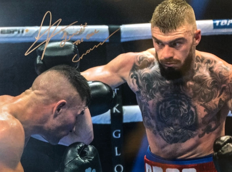 Lewis Crocker signed 16x12 inch photo