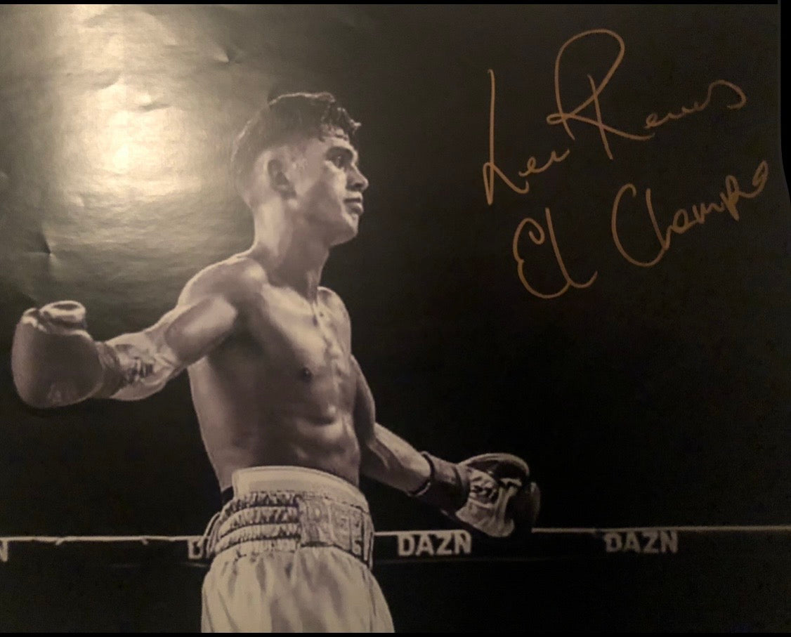 Signed 16x12 Lee Reeves Action Photo