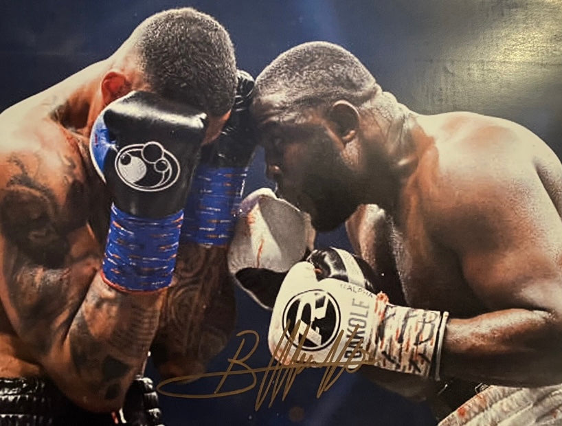 Martin Bakole Signed 16x12 Photo