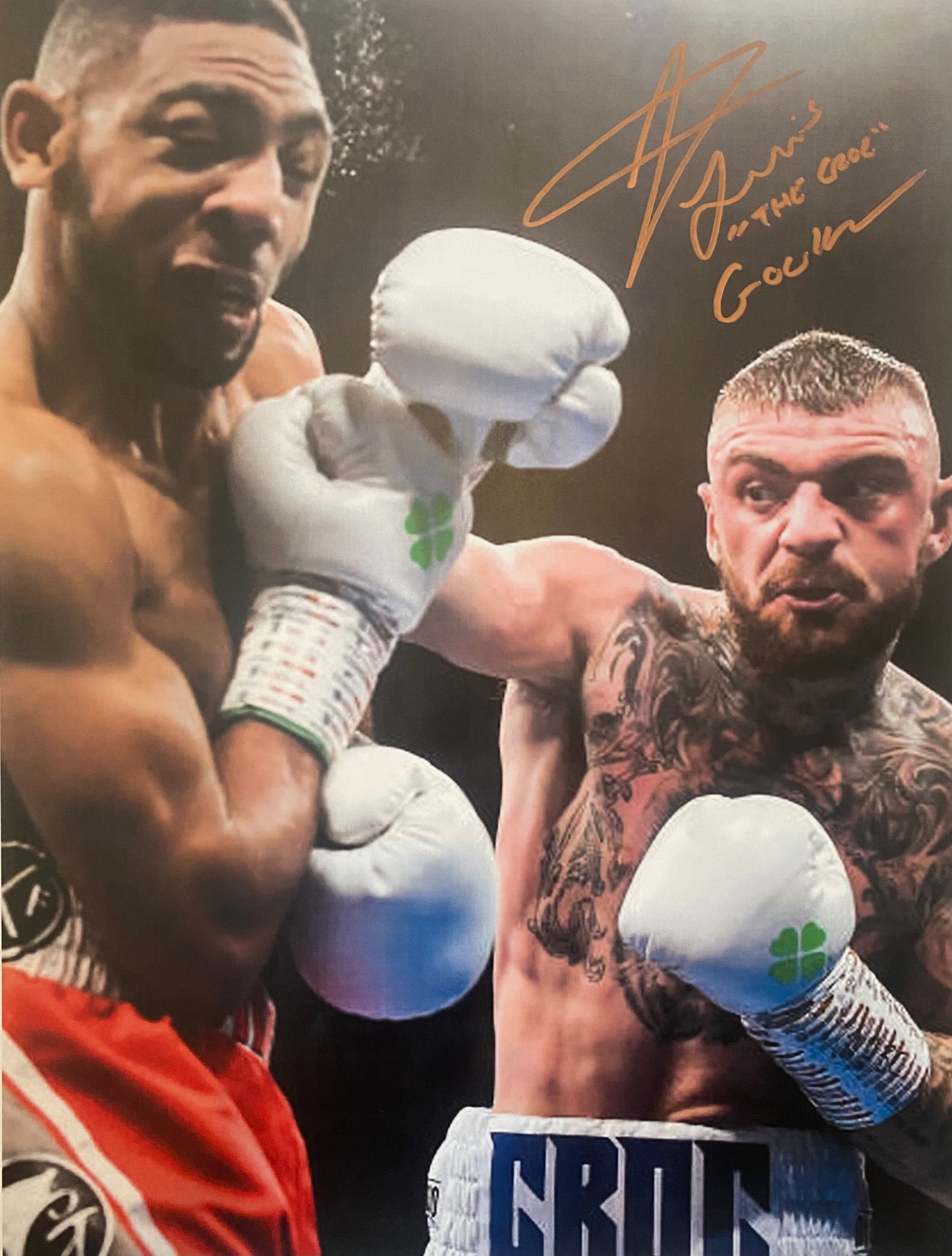 Lewis Crocker Signed 16x12 inch photo