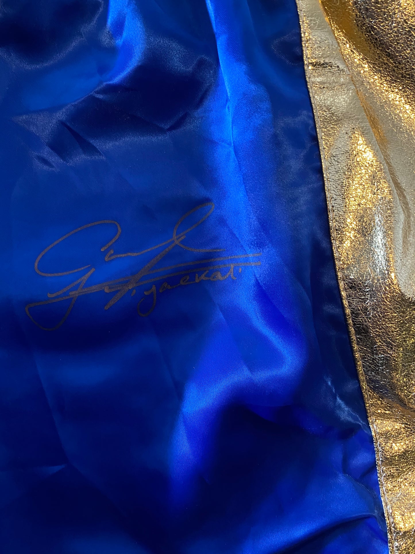 Carl Frampton former (IBF & two weight WBA world champion)signed boxing shorts