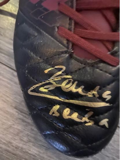 Dimitar Berbatov Signed Football Boot (Manchester United)