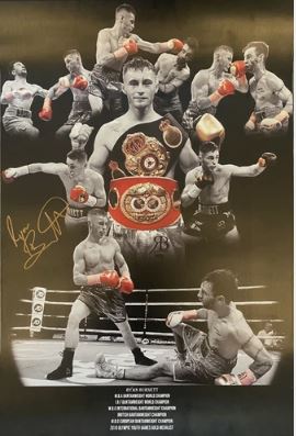 Ryan Burnett (former IBF & WBA unified world champion) signed 23x16 inch poster