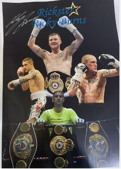 Ricky Burns (3 weight world champion) signed 16x12 photo
