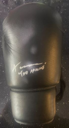 IBF & IBO world champion Anthony Cacace signed black boxing glove