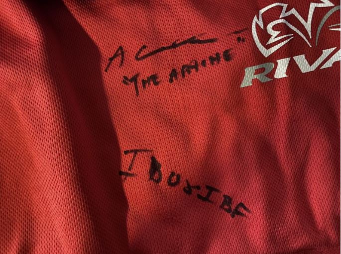 Anthony Cacace IBO & former IBF World Champion Signed Rival Boxing Shorts