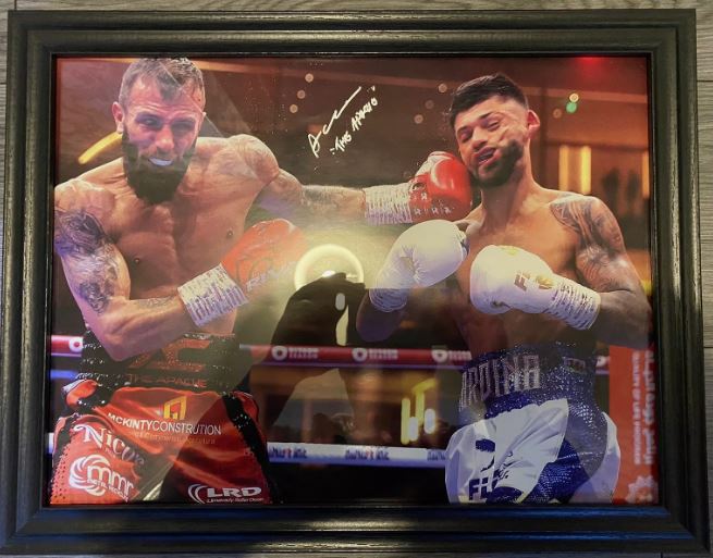 Anthony Cacace (IBO & former IBF world champion) signed 16x12 inch framed photo