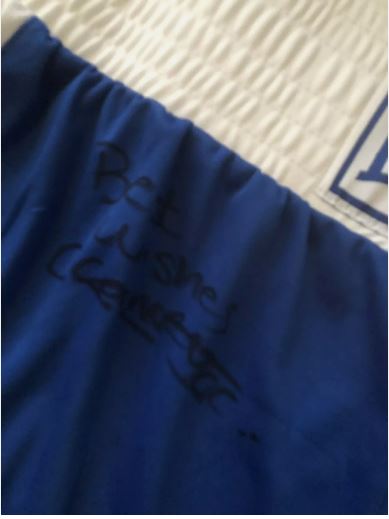 Chantelle Cameron (former undisputed world champion) Signed Custom Boxing Shorts