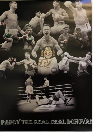 Paddy (the real deal) Donovan 23x16 inch signed poster