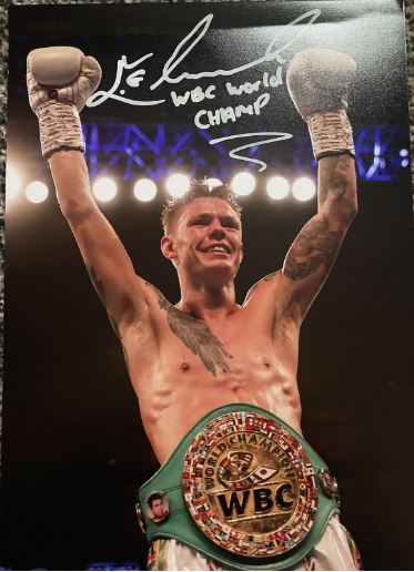 Sunny Edwards (former IBF world champion) & Charlie Edwards (former WBC world champion) signed photos