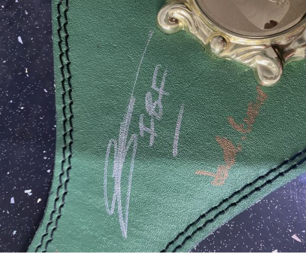 Custom boxing belt signed by 7 world champions and 3 top prospects
