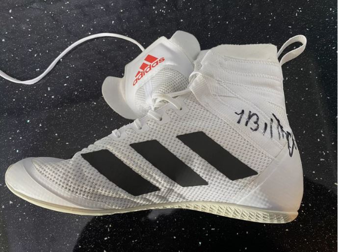 Jadier Herrera signed Adidas boxing boot