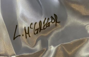 Lee McGregor signed boxing shorts