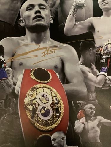 Sunny Edwards (former IBF world champion) signed 23x16 inch poster
