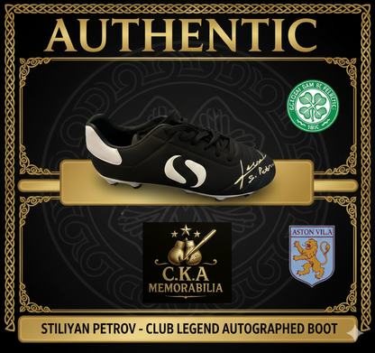 Stiliyan Petrov Signed Football Boot