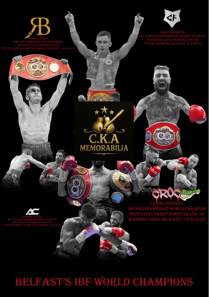 Custom boxing poster designs
