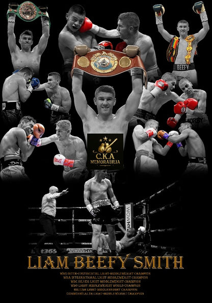 Custom boxing poster designs
