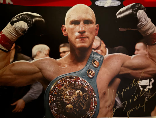 Signed Krzysztof "Diablo" Włodarczyk 16x12 Photo