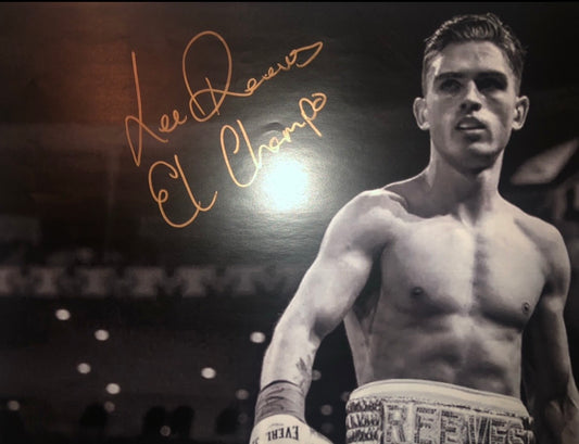 Signed 16x12 Lee Reeves Action Photo