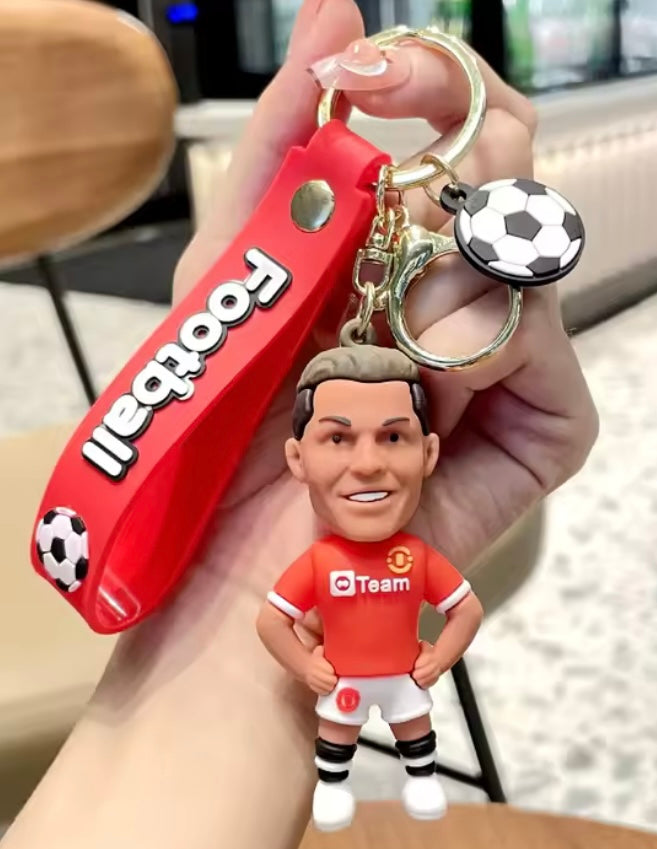 Cristiano Ronaldo figure keyring