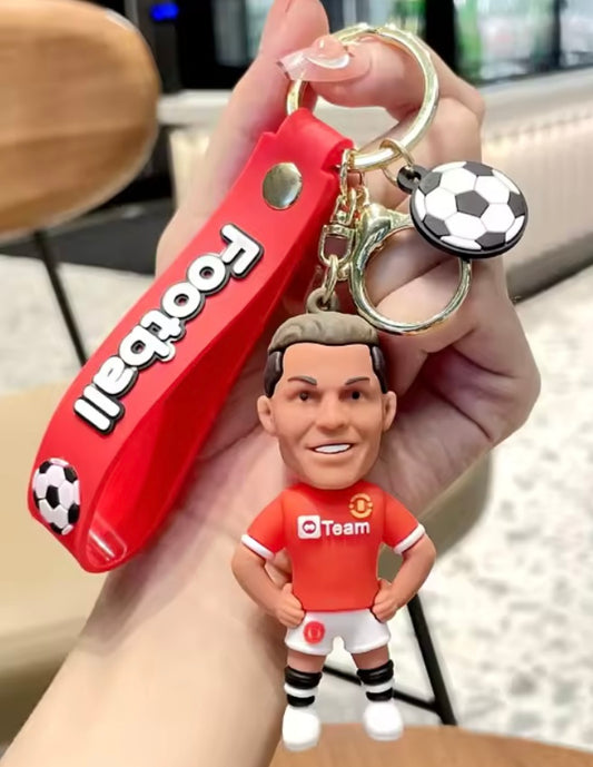 Cristiano Ronaldo figure keyring