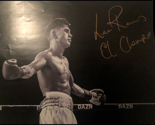 Signed 16x12 Lee Reeves Action Photo