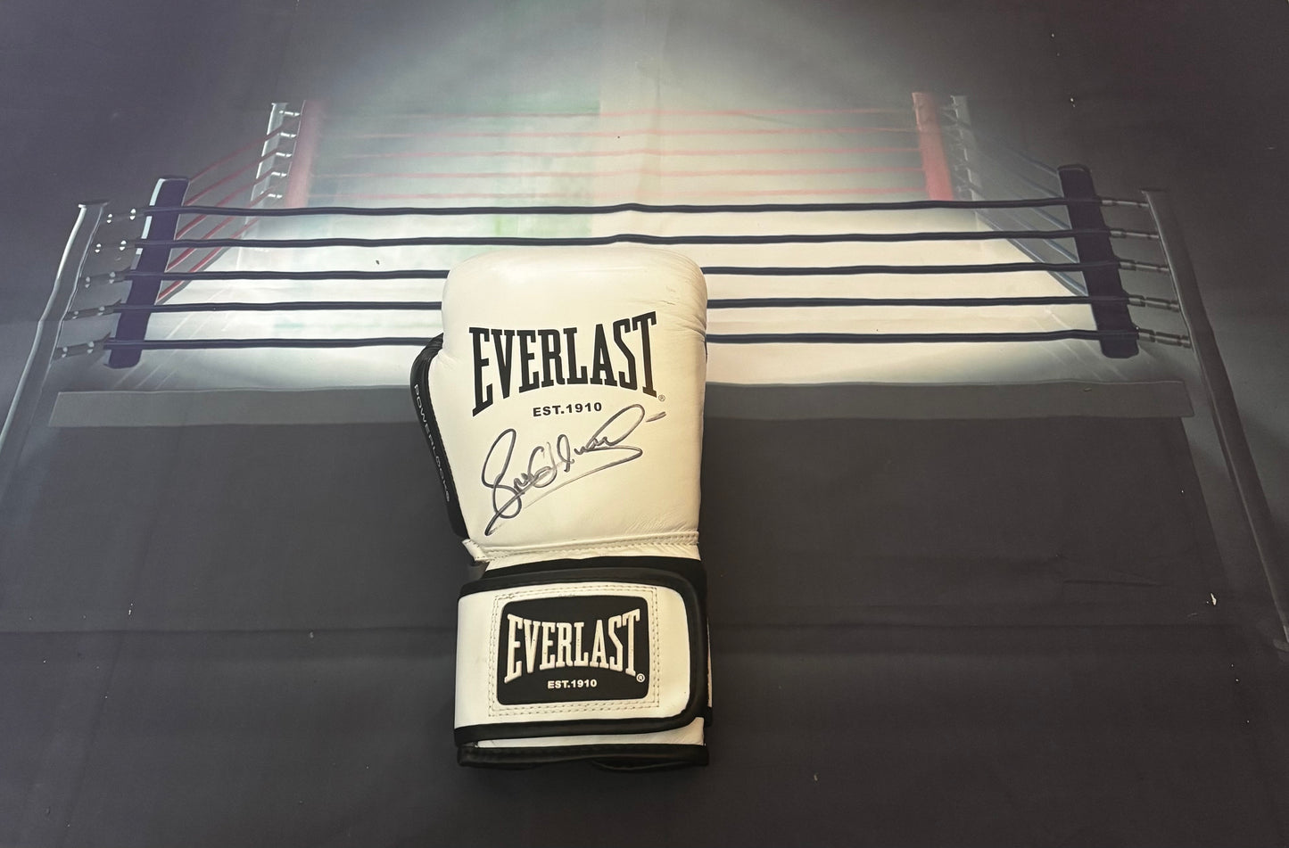 Spencer ' The Omen' Oliver signed boxing glove