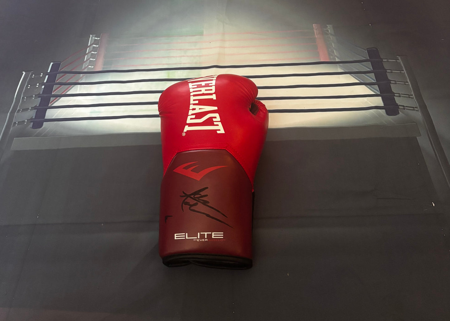 Adam Olaniyan signed boxing glove