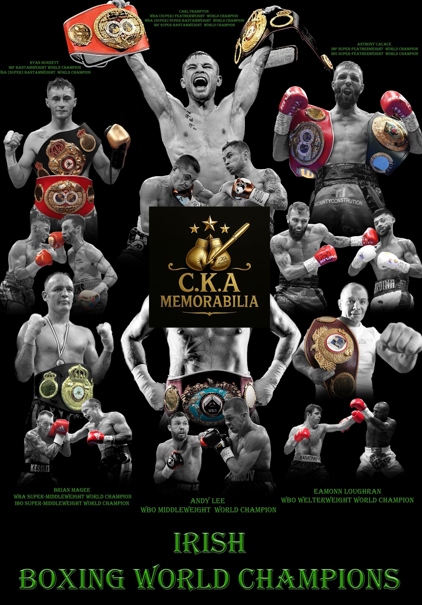 Custom boxing poster designs