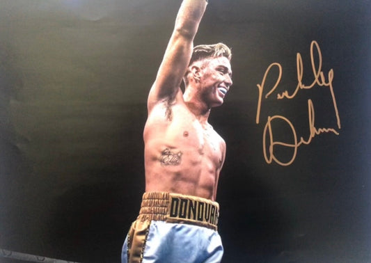 Paddy Donovan signed 16x12 inch photo