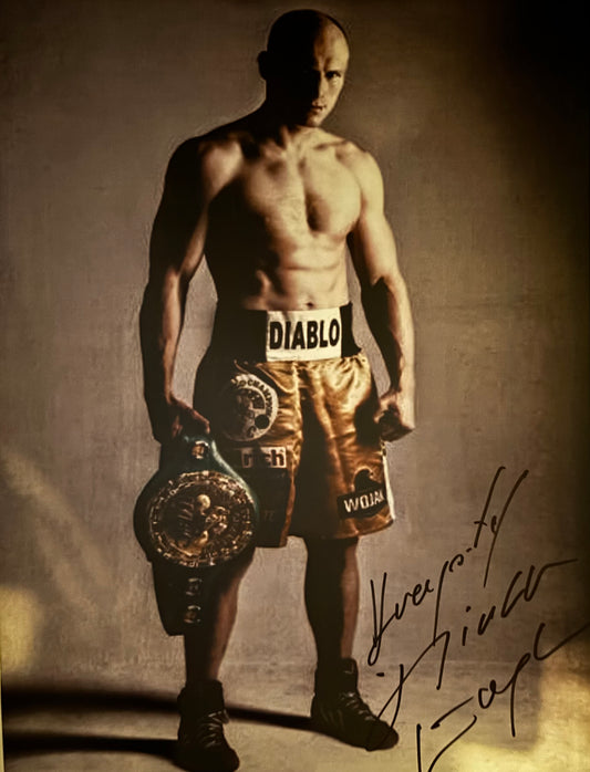 Signed Krzysztof "Diablo" Włodarczyk 16x12 Photo
