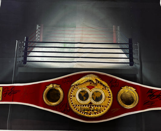 The Ultimate Champion's
Collection: Multi-Signed Full-Size
IBF Replica Belt