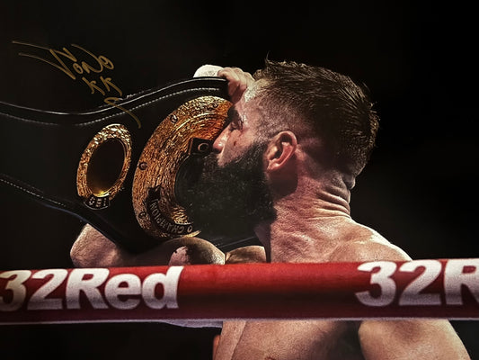 Jono Carroll Signed 16x12" Photo – IBO World Champion
