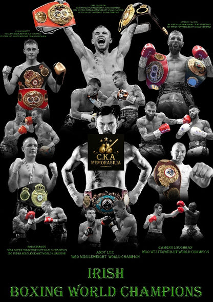 Custom boxing poster designs