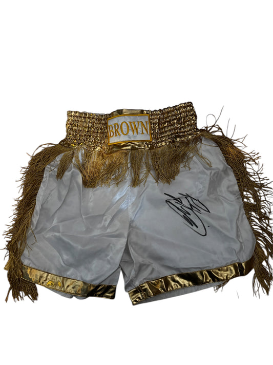 Paulie Malignaggi Signed Boxing Shorts
