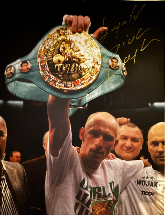Signed Krzysztof "Diablo" Włodarczyk 16x12 Photo