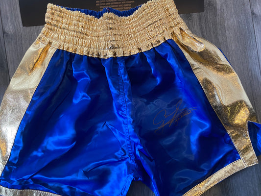 Carl Frampton former (IBF & two weight WBA world champion)signed boxing shorts