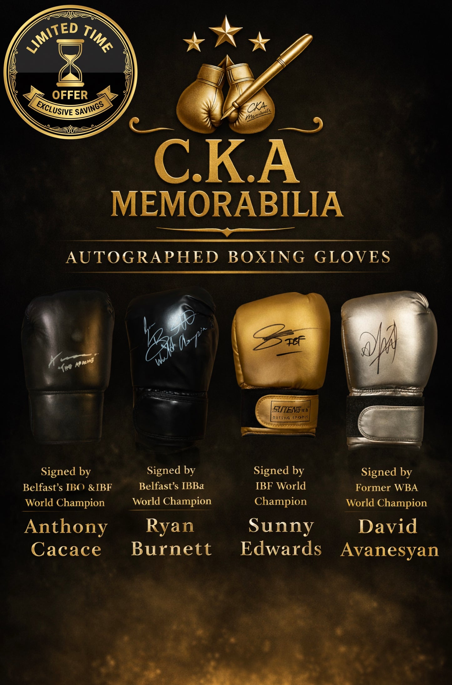 The World Champions: Elite Signed Boxing Gloves Collection