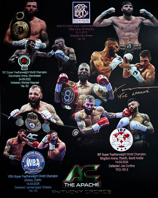 Anthony Cacace 20x16 inch signed poster