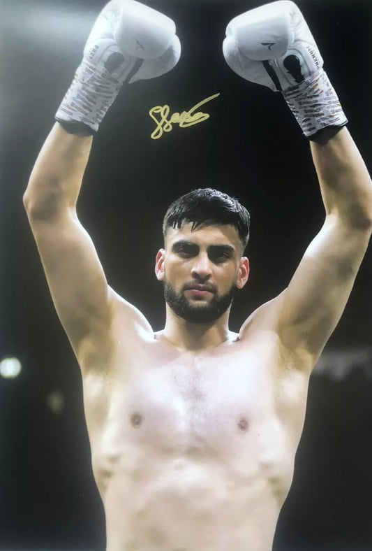 Hassan Azim Hand Signed A3 Photo