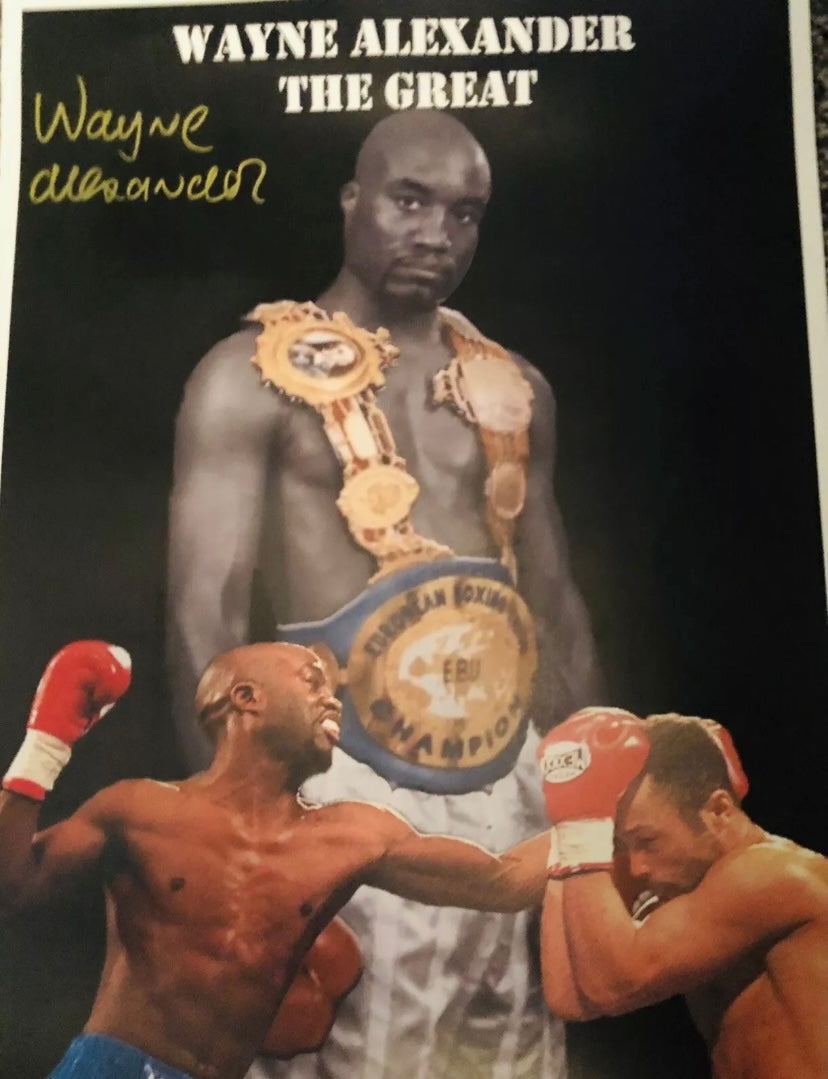 Wayne Alexander Signed 16x12 Photo