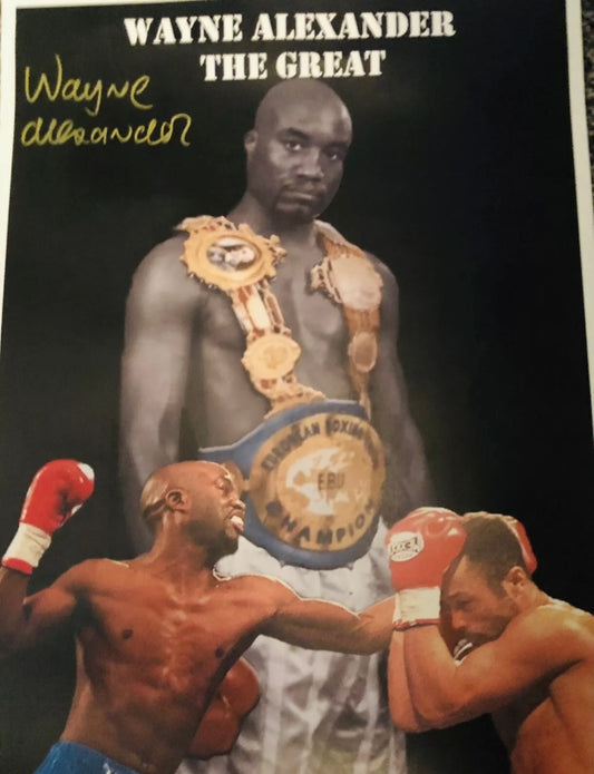 Wayne Alexander Signed 16x12 Photo