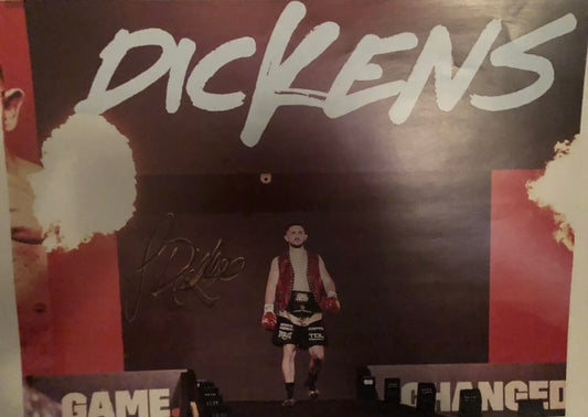 James (Jazza) Dickens Signed 16x12 Photo