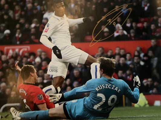 Jermaine Beckford signed 16x12 photo