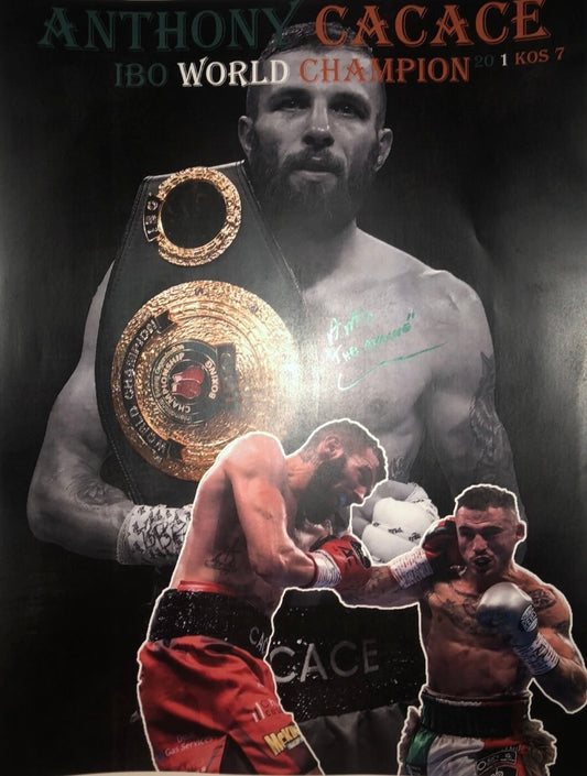 Anthony Cacace Signed 16x12 Photo