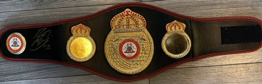 Paulie Malignaggi Signed WBA Mini World Championship Belt