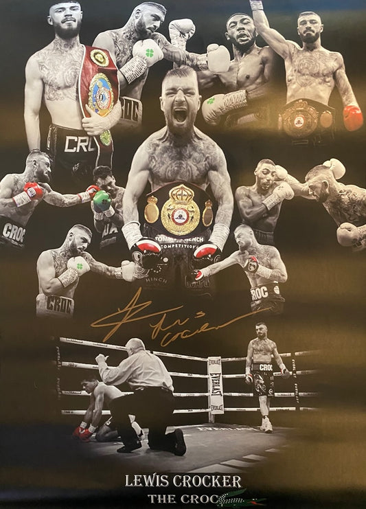 Lewis Crocker Signed A2 Poster