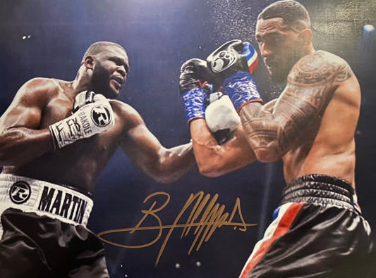 Martin Bakole Signed 16x12 Photo