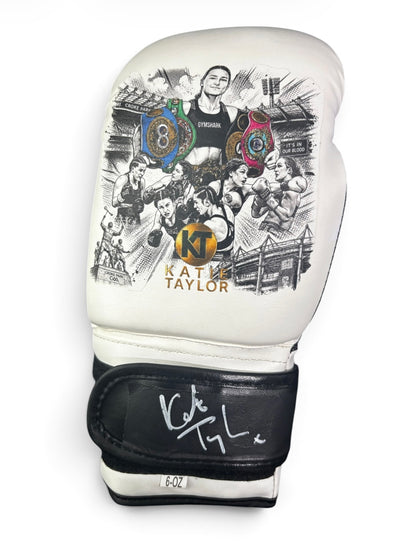 Katie Taylor Croke Park Inspired 6oz Signed Boxing Glove – Double Signed
