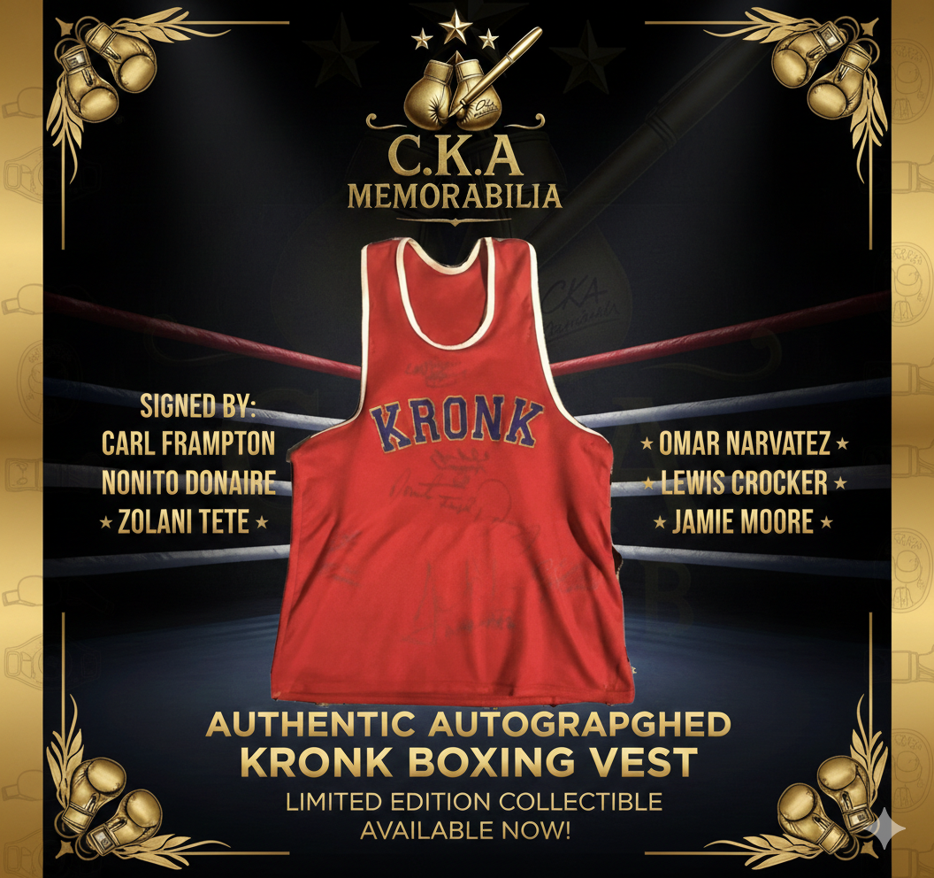 Multi signed Kronk Boxing Vest